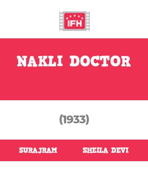 Nakli Doctor (1933) poster