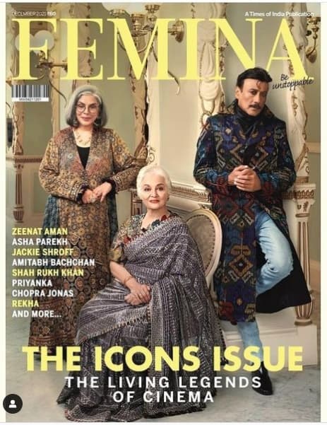 Femina India Magazine Cover December 2021 — Magazine Covers
