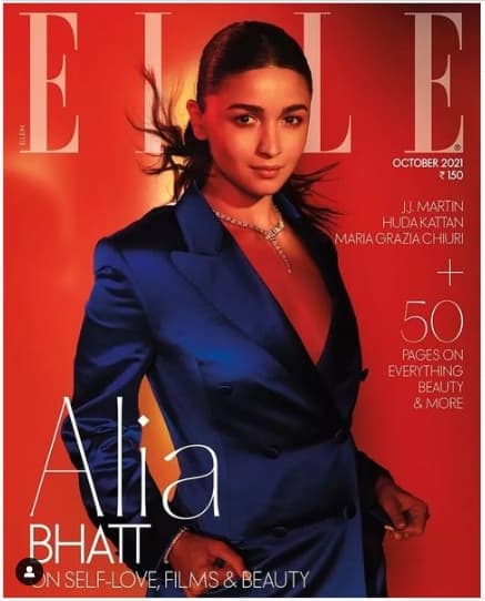 Elle India Magazine Cover October 2021