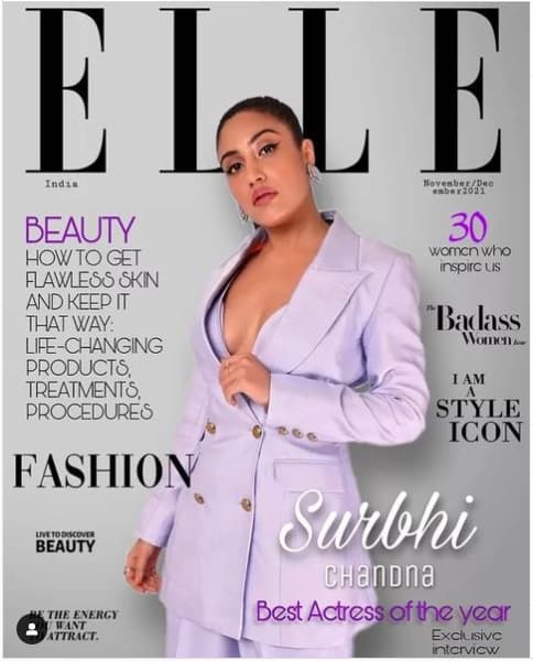 Elle India Magazine Cover December 2021