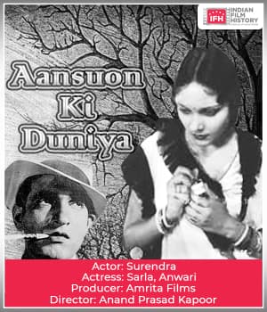 Aansuon Ki Duniya (1936) poster