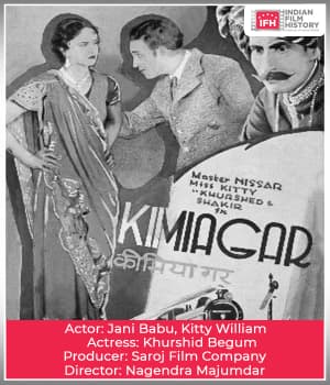 Kimiagar (1936) poster