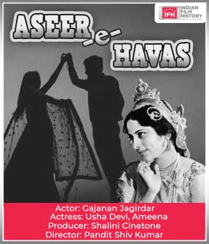 Aseer E Havas (1936) poster