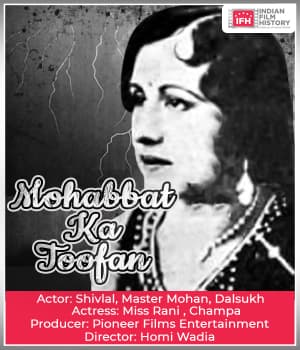 Mohabbat Ka Toofan (1936) poster