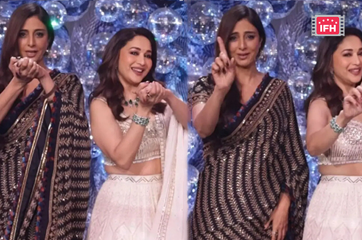 Madhuri Dixit And Tabu Dance Together On The Sets Of Jhalak